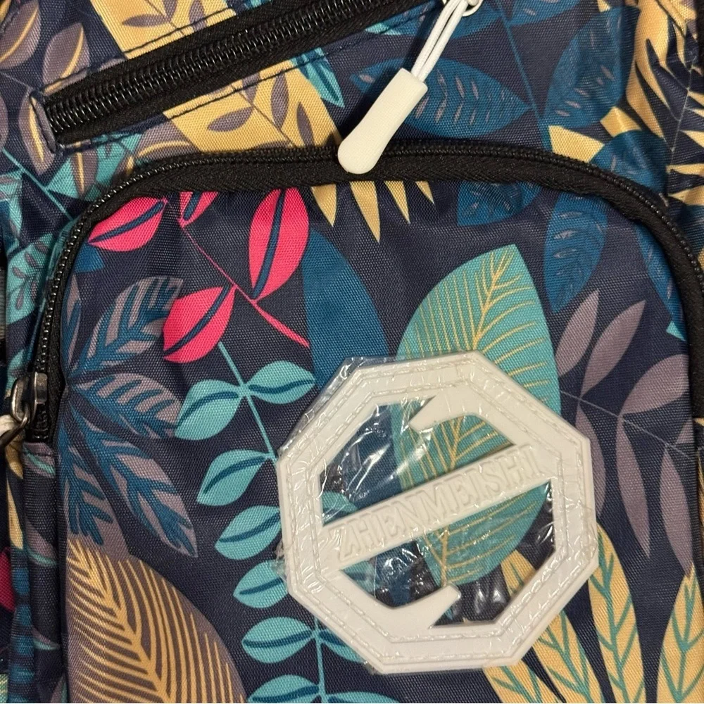 1975 Limited Edition Leaf Print Shoulder Bag - Multicolor - Picture 4 of 4